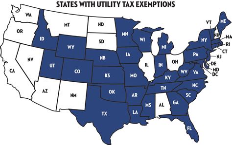 gsa tax exempt states map